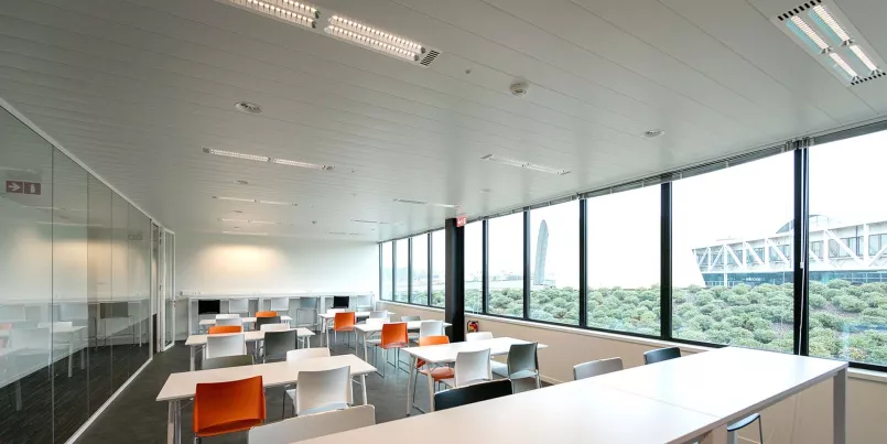 a super-efficient LED luminaire by ETAP, made of sustainable, partially recycled steel from ArcelorMittal0