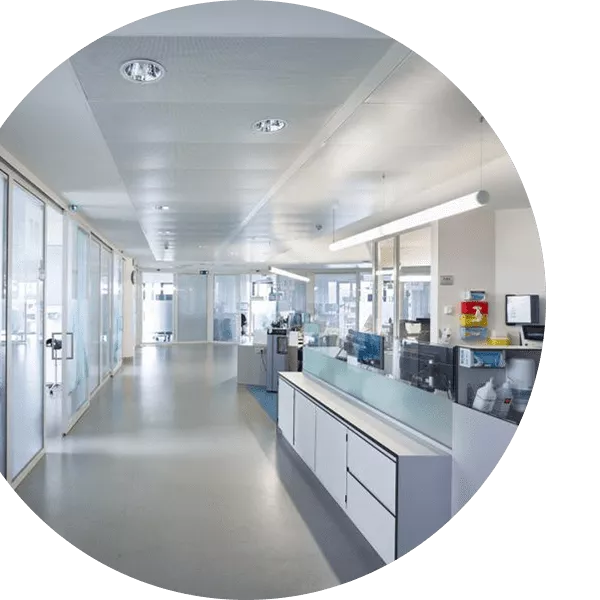 Energy-saving lighting for general hospital areas