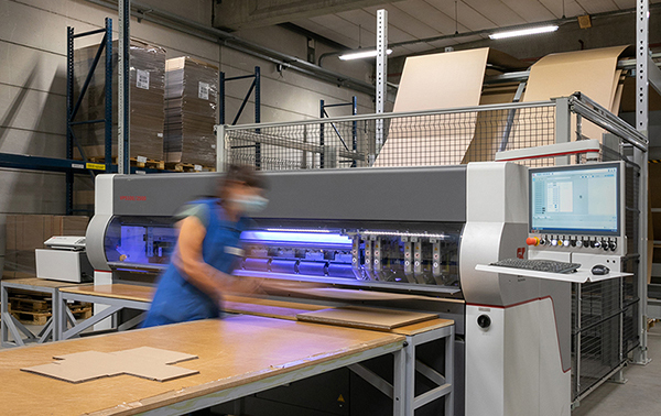 new cardboard machine supports QRM method at ETAP